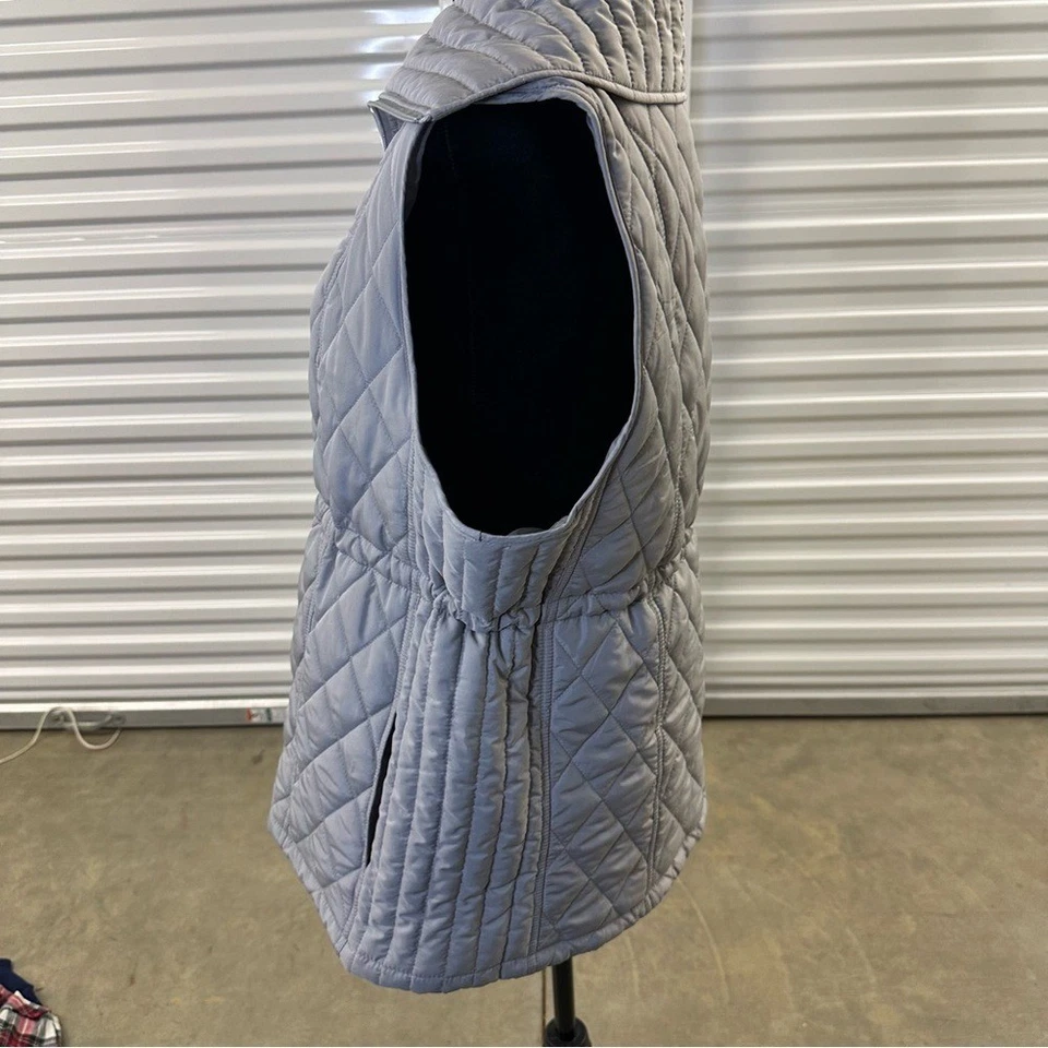 Ruby Rd. Quilted Gray Vest - Image 3 of 4