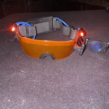 Discovery Kids Spy Gear Night Vision Goggles Orange Lens LED Adjustable 2015 DCL