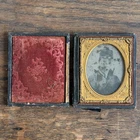 Civil War 9th Plate Ambrotype Unidentified Soldier in Uniform Cased Photo