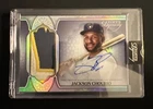 2026 Topps Dynasty Dynastic Deed Jackson Chourio 2/5 Game Worn Jersey Patch Auto