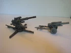 Marx Battleground Play Sets  /  Non Firing German 88 and U.S. 155 mg Howitzer
