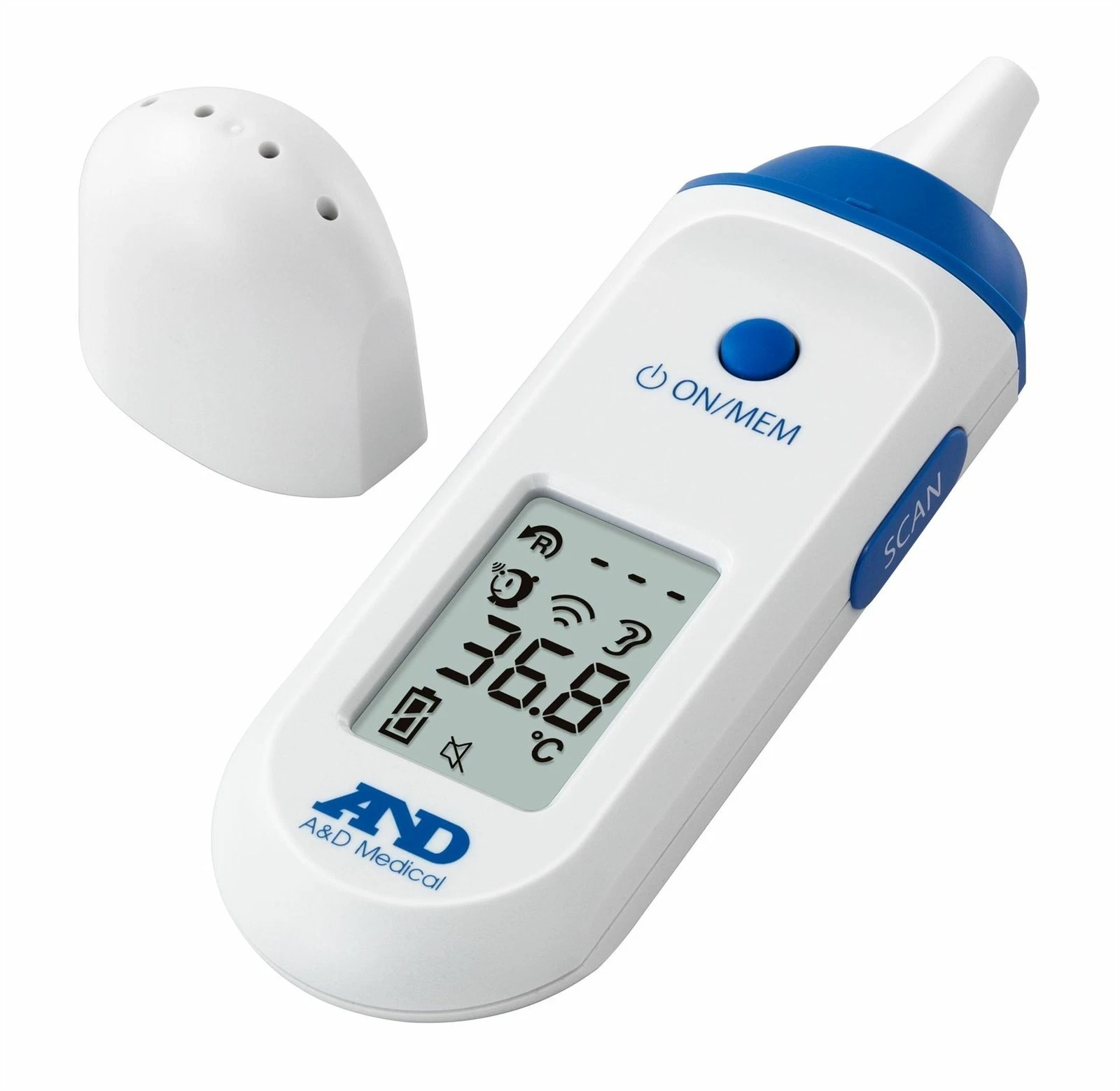 A&D UT-801 Infrared Non-Contact Thermometer Ear Front Surface - Fever