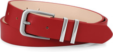 Women Casual Leather Belt for Jeans Pants, Fashion Ladies Waist Dress Belt