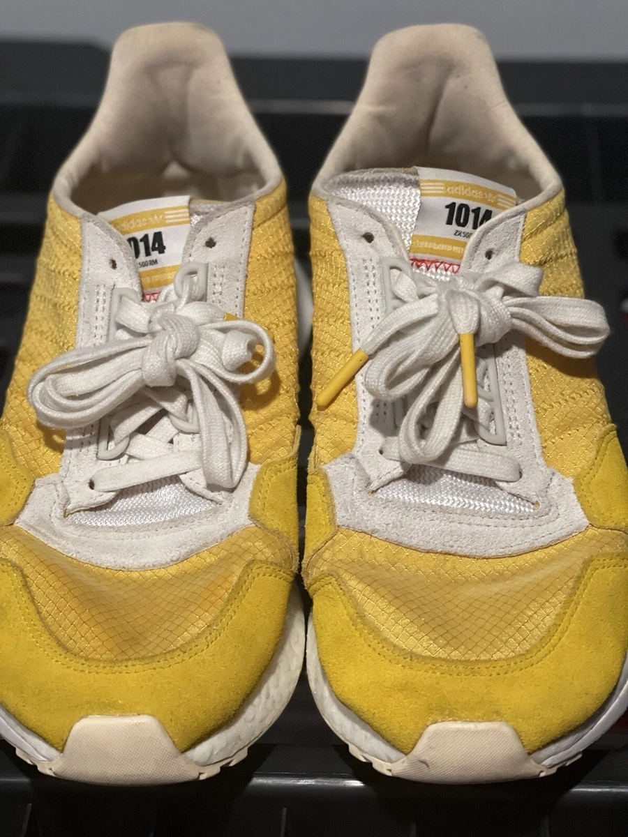 Adidas Originals 1014 ZX 500 RM Men s Size 8.5 US Boost Yellow Running CG6860