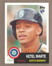 KETER MARTE 2016 Topps Archives RC #7 Rookie Logo Base Card Mariners DBacks