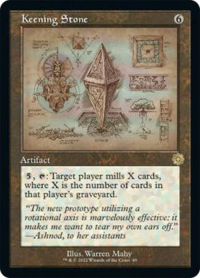 [1x] Keening Stone - Retro Schematic Near Mint, English BRO Extras MTG Magic