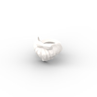 Lego Minifig 2X Bart Weihnachtsmann Beard 93223 Weiß White