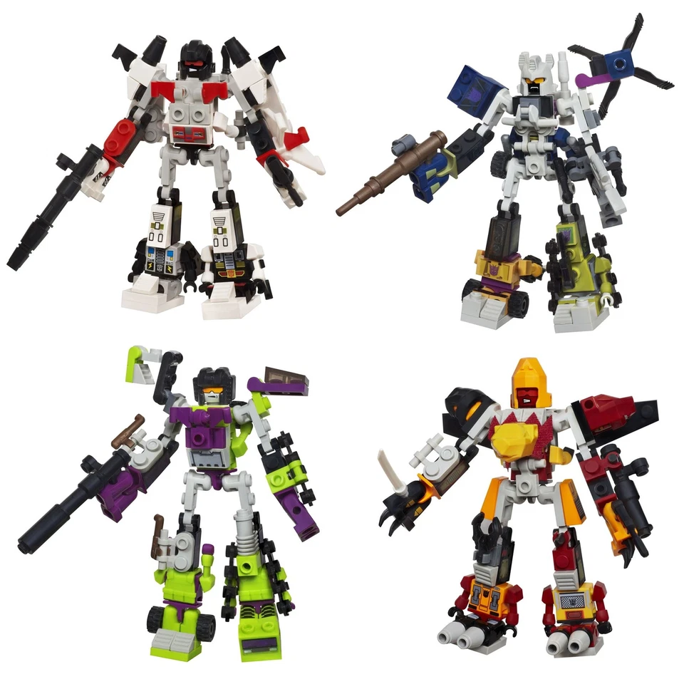 KRE-O Transformers Combiners Set of 4: DEVASTATOR, BRUTICUS, SUPERION, PREDAKING - Image 2 of 4