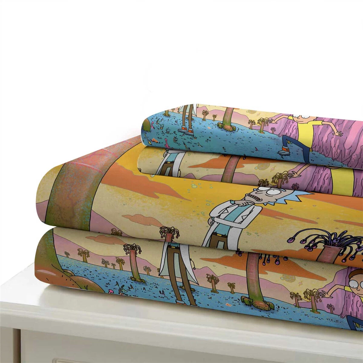 Rick and Rickandmorty Bedding Set, Gift for Friends