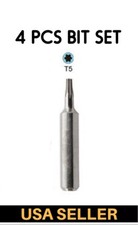 4PCS T5 Torx micro Bits 4mm Hex Screwdriver Bit Magnetic System 4