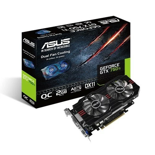  Asus Nvidia GeForce GTX 750 Ti 2GB GDDR5 Graphics Card