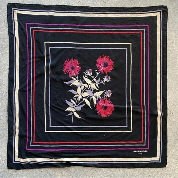 balenciaga scarf vintage