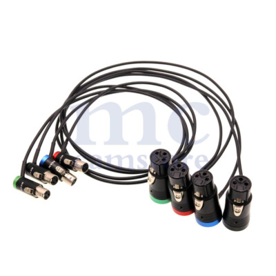 Low-Profile ta3f 3 pin female to XLR 3 pin SCORPIO link Lectrosonics audio cable
