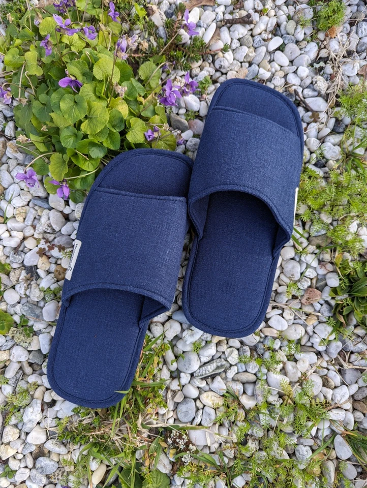 Домашние льняные тапочки Tatami со стелькой с корицей для женщин и мужчин - Изображение 3 из 4