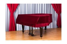 Grandeur: Classic Premium Velvet Grand Piano Cover for Yamaha classic wine, ...