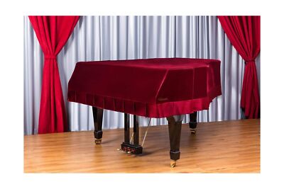 Grandeur: Classic Premium Velvet Grand Piano Cover for Yamaha (classic wine, ...
