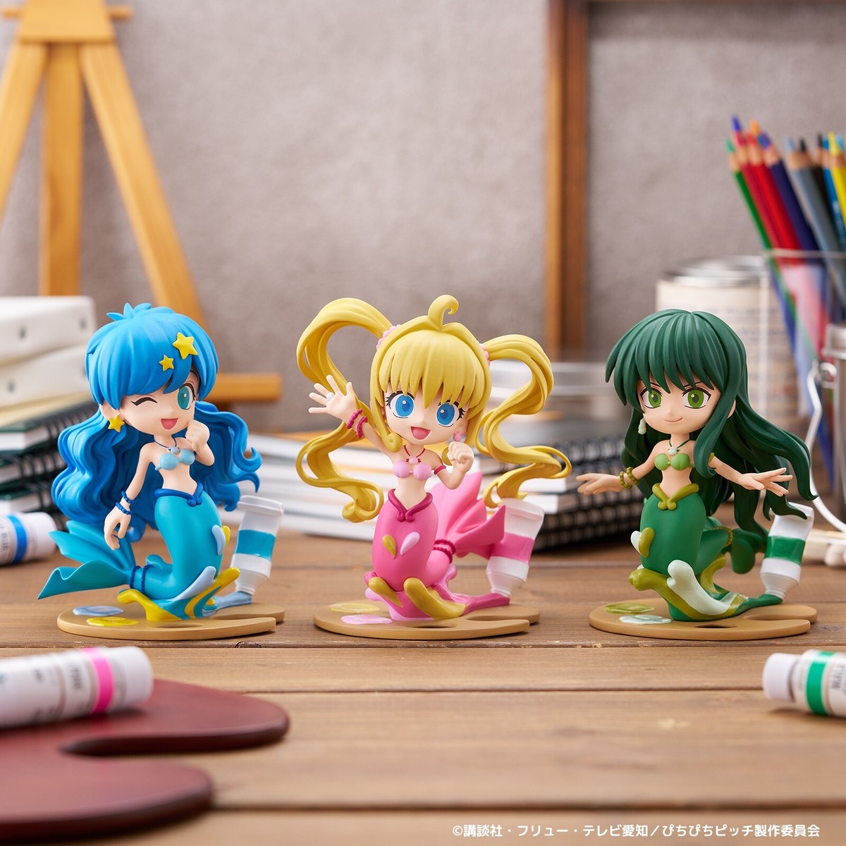 Pichi Pichi Pitch PalVerse Palé. Lucia Hanon Rina Figure Complete