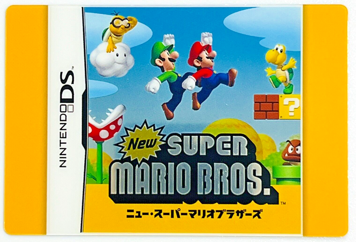 New Super Mario Bros. Wafer History Card Bandai TCG Game Nintendo