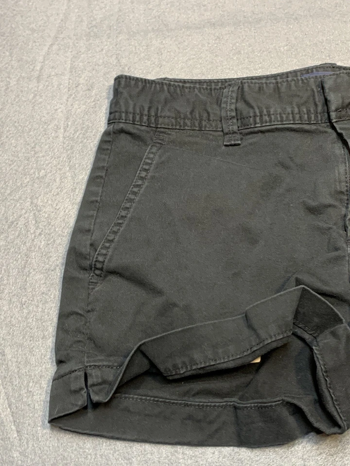 Pantalones Cortos Casuales Gap Adulto 00 Mujer’s Negro Algodón y Spandex Foto 4 de 4