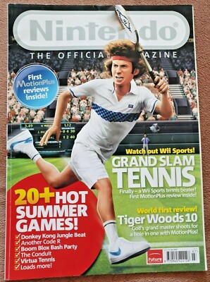 CLEARANCE - 2009 July Issue 44 The Official Nintendo Magazine Grand Slam Tennis