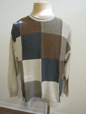 REDHEAD, MENS BROWN/TAN COTTON BL LONG SLEEVE...