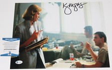 KELLY MCGILLIS SIGNED 'TOP GUN' 11x14 MOVIE PHOTO 2 BECKETT BAS COA TOM CRUISE
