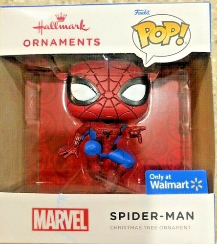 2021 HALLMARK FUNKO SPIDER-MAN ORNAMENT WALMART EXCLUSIVE ships fast NO WAY HOME