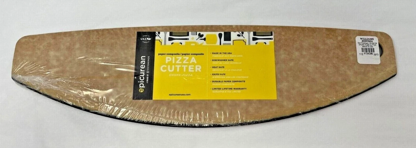 New Epicurean Williams Sonoma Pizza Cutter USA Made Fast Free Shipping!
Opens in a new window or tab
