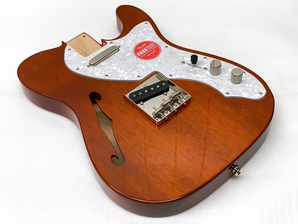 ギター Squier by Fender Telecaster Thinline LPB Amazon.com: Squier Classic Vibe 70s Thinline Telecaster