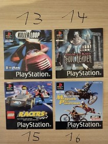 SONY PLAYSTATION 1 PS1 PSONE FRONT & BACK COVER PAL