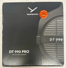 Beyerdynamic DT 990 Pro Black Open Studio Monitoring Headphones, Sealed