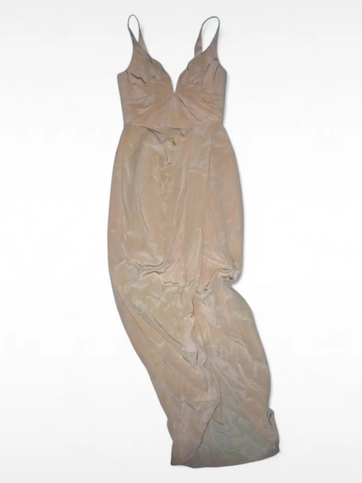 Robe Zimmermann Cocktail Drapée rose à col plongeant en Soie - Taille S - Photo 2/4