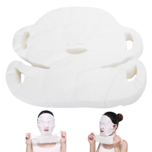 100Pcs Usa E Getta Maschera Viso Carta Cotone Fai-da-te Viso Cura Della Pelle Ac - Foto 12 di 12
