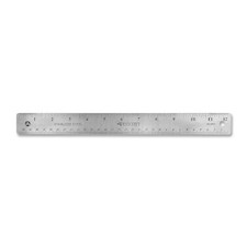 Westcott ACM10415 Stainless Steel Ruler 12" 1/16 1/32
