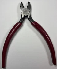 Vintage Klein Tools, D202-6C, 6-in Diagonal Cutting Pliers, Spring-Assisted