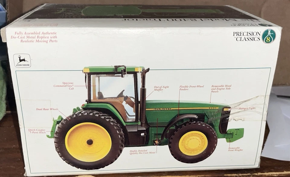 ERTL JOHN DEERE 8400 PRECISION #8 1/32 NIB TAPE UNCUT - Image 3 of 4