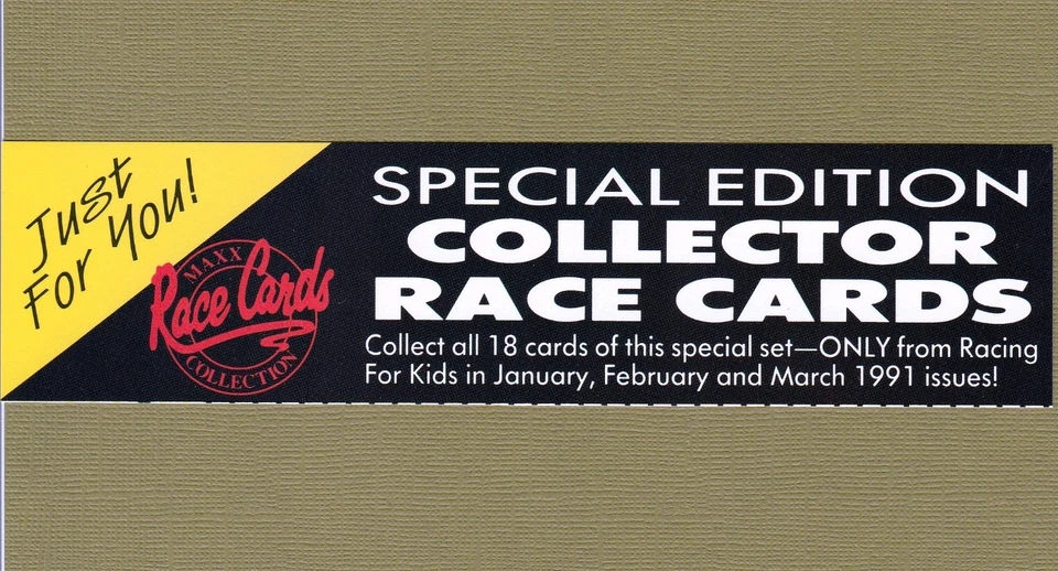 Dale Earnhardt Sr 1991 90 Racing For Kids Trading Card - Image 3 of 3