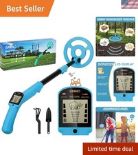 Lightweight Kids Metal Detector 27.5  -37.8  with Fun LCD Display  Accessories