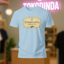 WhistlePig Rye Whiskey logo T-Shirt Funny Made In USA S-5XL
