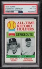 1979 Topps All-Time Record Holders Nolan Ryan Walter Johnson #417 PSA 4 HOF 1b4