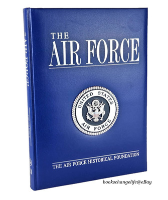 The AIR FORCE with padded cover & embossed medallion (14''x10'') Leather Bound NEW