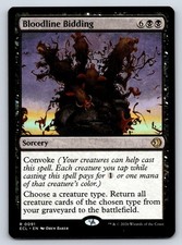 Bloodline Bidding 91 Rare Lorwyn Eclipsed Magic: The Gathering Near Mint