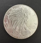 1999 American Silver Eagle 1 Troy Oz .999 Fine Silver-UNCIRCULATED