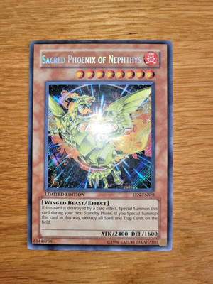 Sacred Phoenix of Nephthys EEN-ENSE3 Secret Rare English Yugioh