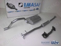 Imasaf Auspuffset Ab Kat für Suzuki Ignis II 1.3 + 1.5 + 1.5 4X4 2003-
