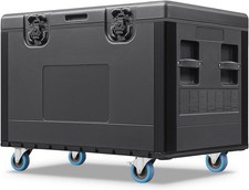 Cable Trunk Road Case with Wheels ATA Road for Pro Audio  DJ Equipment Storage