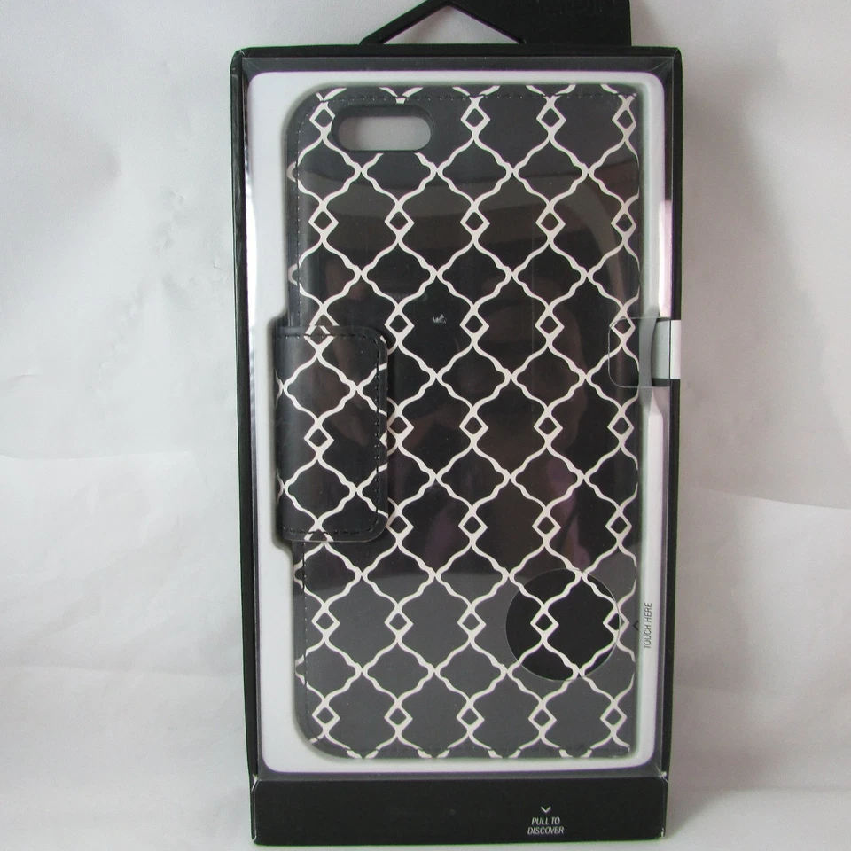 NEW Authentic Incipio Caroline Printed Wallet Case iPhone 6 Plus 6S Plus-Trellis - Image 2 of 4