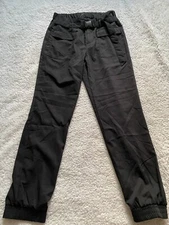 Shinestar Women Size S Black Straight Pants with Buckle (C2)