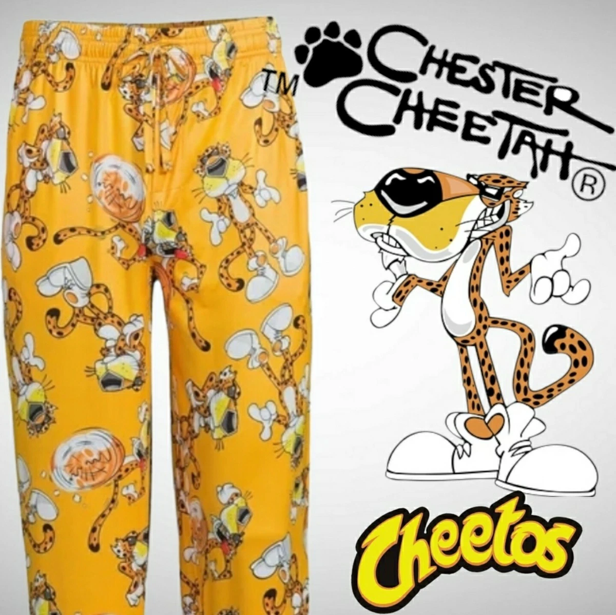 Chester Cheetah Cheetos Pajama Pants Sleep Lounge Size XXL New