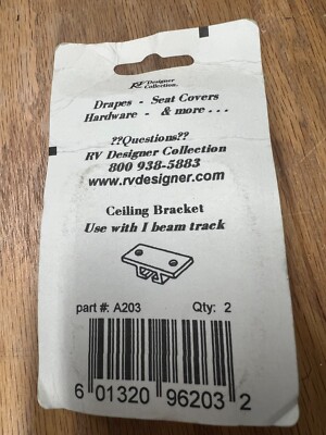 A203 RV Designer Ceiling Bracket for I- Beam Track- Set of 2 | eBay